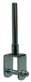 Clamp with Stem For 1" Square Tube