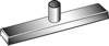Magnetic Flat 4" Base 3/8" Threaded