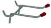 Straight Double Pegboard Hooks 2"L