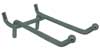 Super Duty Straight Double Pegboard Hooks 3"L