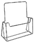 Counter Literature Holder 8.5" x 11"