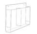 Wall Mount Brochure Holder 4" x 9" Double