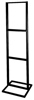 Triple Bulletin Sign Holder Black