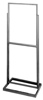 Double Bulletin Sign Holder Chrome