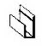 J Trim (End Cap) for Metal Slatwall