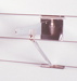 Slatwall Shelf Support Arm To Fit 8"-12"