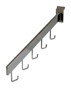 5 J Hook Rectangular Slatwall Waterfall