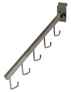 5 J hook Square Slatwall Waterfall