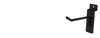 Slatwall Hook - 4" Black