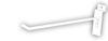 Slatwall Hook - 10" White