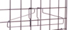 Clothes Hanger Black Grid