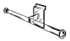 Slatwall Jewelry Bar 15 1/2