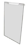 Plexi Signholder Slatwall 7" x 11" Vertical