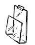 Slatwall Bookholder
