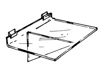 Braced Slatwall Shelf 10" x 7.75"