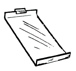 Sloped Feature Slatwall Shelf with Lip