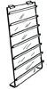 Slatwall Earring Display 15.5" x 18"
