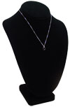 Black Stand Up Jewelry Bust