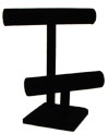 Necklace Jewelry Display T-Bars &amp; Bracelet T-Bars Black