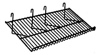 Sloping Shelf Grid 23.5" x 12" White