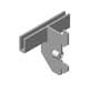 Wall Standard Mount, 1" on 2" Center