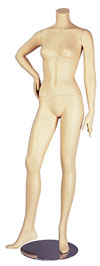 Headless Female Mannequin Right Arm on Hip