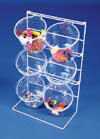 Six Jar Countertop Rack