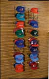 Slatwall 4 Tier Cap Display