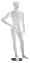 Male Mannequin Translucent Series Right Hand on Hip