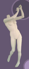 Headless Female Golf Mannequin