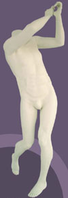 Headless Male Golf Mannequin