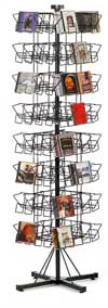 Revolving Rack - CD Floor Spinner Rack