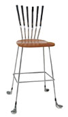 Golf Club Bar Stool