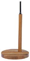 Oval Wood Base