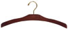 17" Walnut Top Hanger - Brass Hook