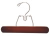 9" Walnut Pant/Skirt Hanger - Chrome Hook