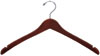 17" Walnut Top Hanger - Chrome Hook