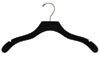 17" Black Top Hanger - Chrome Hook