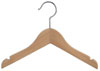 11" Children's Top - Natural Wood Hanger - Chrome Hook
