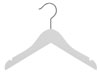 11" Children's Top - White Wood Hanger - Chrome Hook