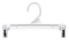 9" White Plastic Heavy Duty Gripper Hanger