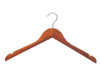 17" Flat Top Bamboo Hanger - Dark Finish