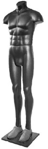 Greg - Full Men's Mannequin � Black