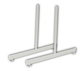 2' Rectangular Grid Legs with Levelers White