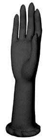 12" Women�s Right Hand Display Form � Black