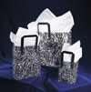 Zebra Handle Gift Bags - 8" x 4" x 10"