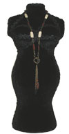 Flare Skirt Paper Mache Jewelry Display