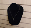 Black Velvet Slatwall Necklace Display - 7" X 8 7/8"