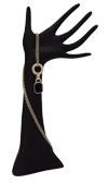 Black Polystyrene Display Hand