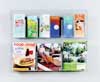 Magazine Rack - 3 Magazine, 6 Pamphlet